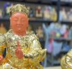 金價飆升 避邪神尊金身 金箔打造不能省